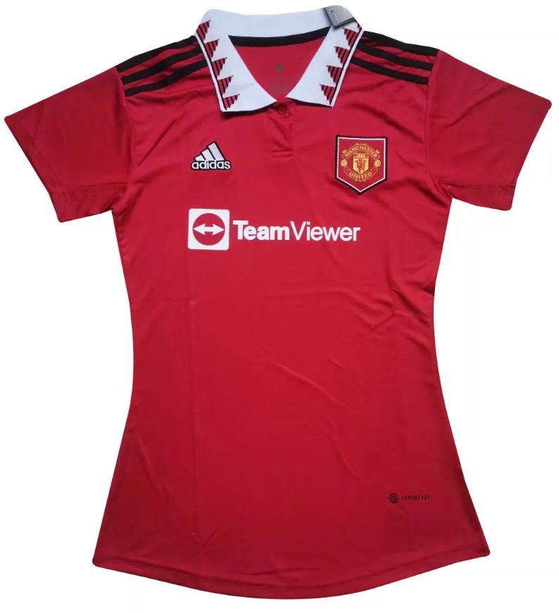 Camisa feminina I Manchester United 2022 2023 Adidas oficial 
